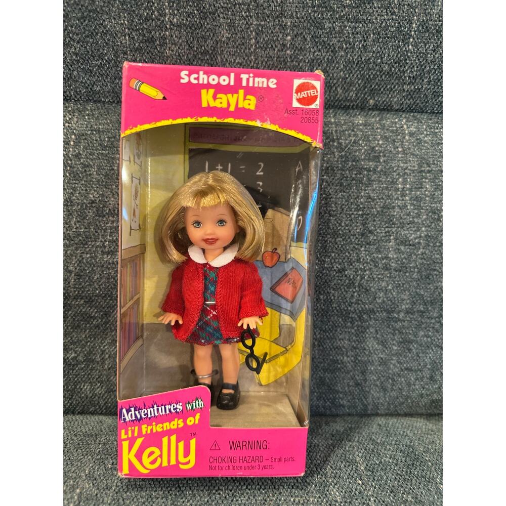 New in Box! 1998 Mattel School Time Kayla